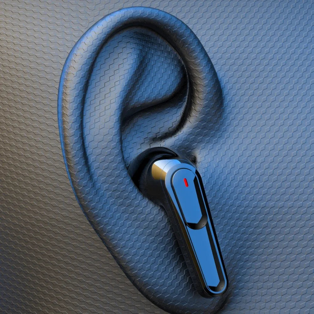 Black PRO30 Bluetooth in-ear headset with active noise reduction on a dark background.