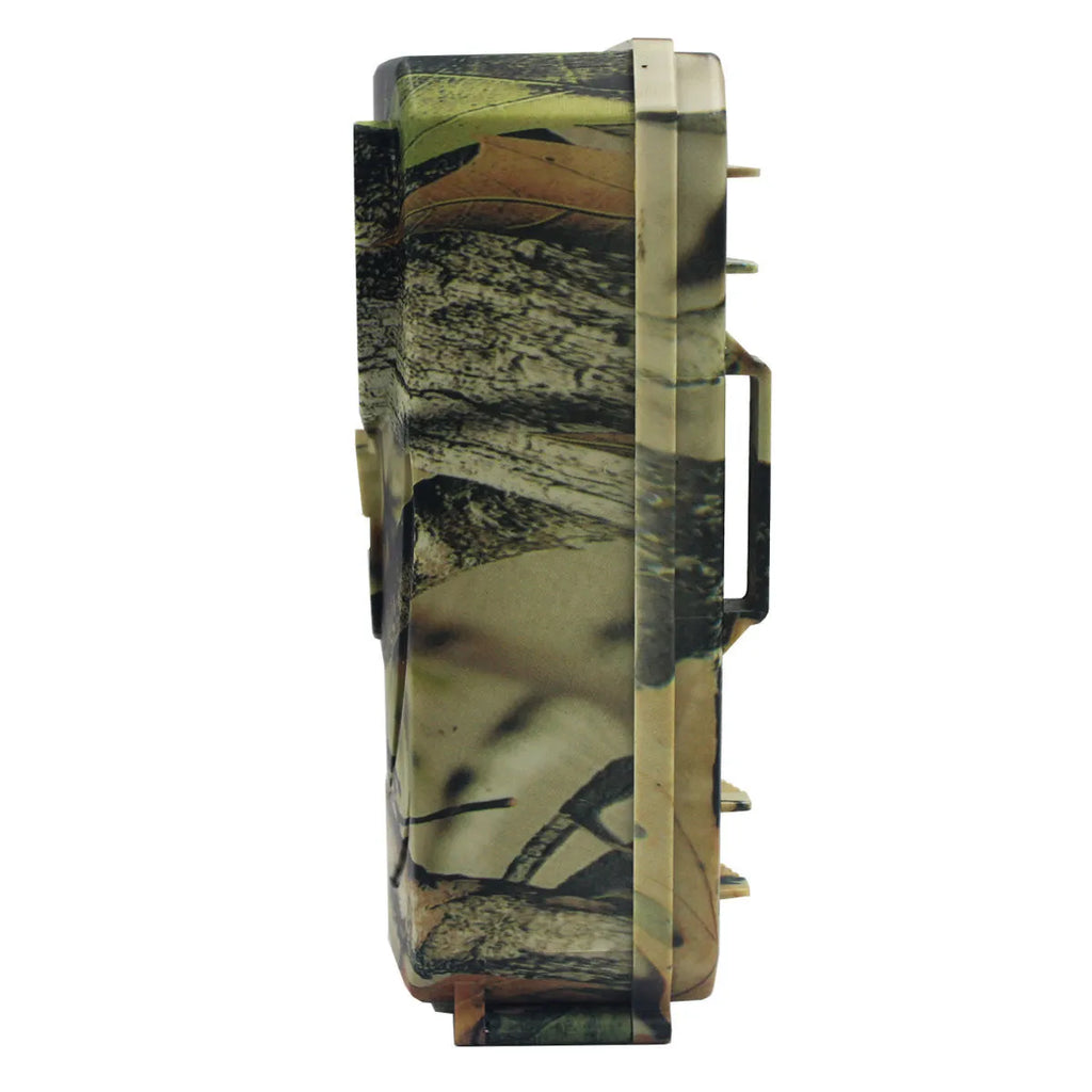Yellow brown 16MP hunting game camera with infrared lights for night vision