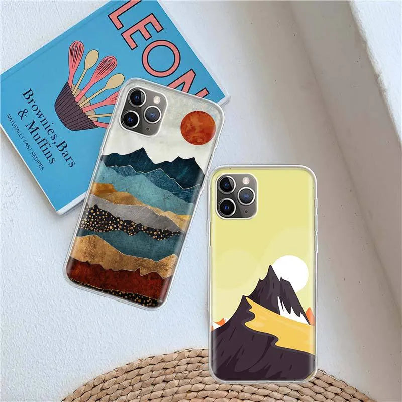 TPU phone case for iPhone 15 Pro Max with anime flower print and drop resistant protection