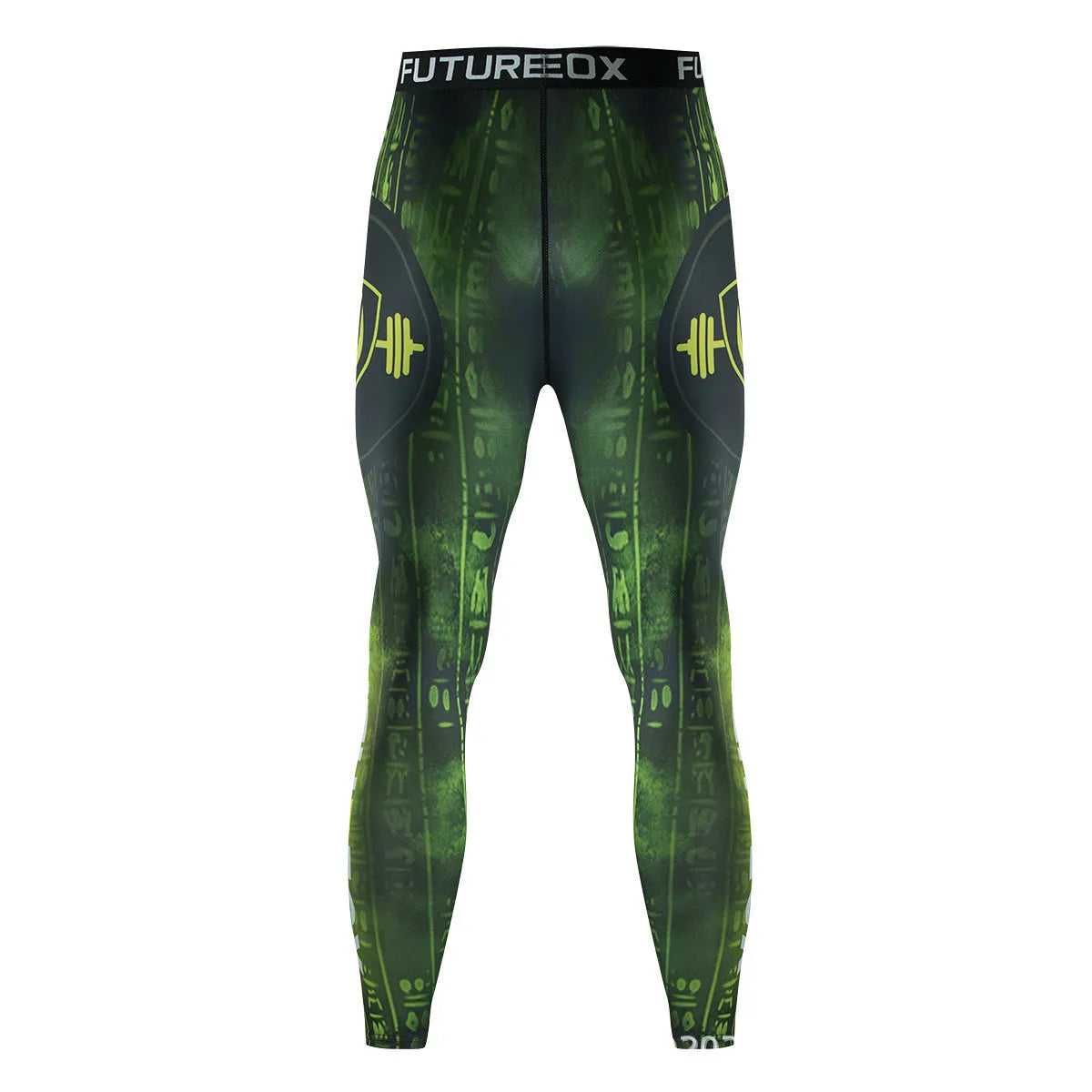 Men's slim-fit ZF016 polyester sports suit set for outdoor running and fitness activities