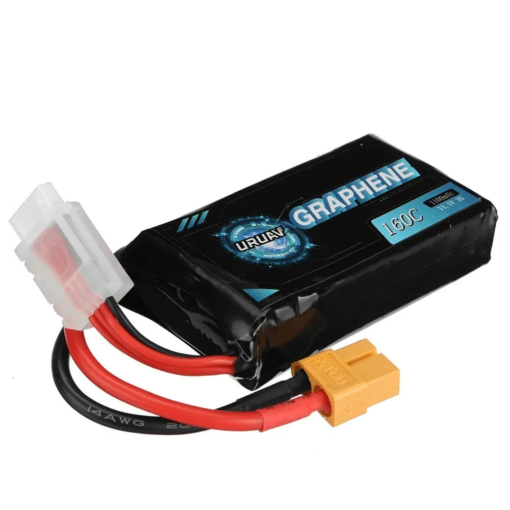 7.4V 1200mAh lithium battery for RC model cars and ships