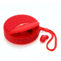 Outdoor portable Bluetooth speaker in black, 98x98x38mm, with 3D stereo subwoofer and TF card support