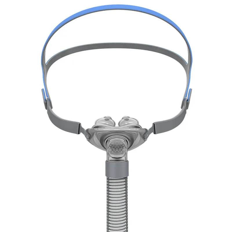 Ventilator nasal pillow mask accessory set with silicone cushion and thickened headband