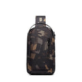Men's casual Oxford cloth shoulder bag with USB charging port in four colour options.