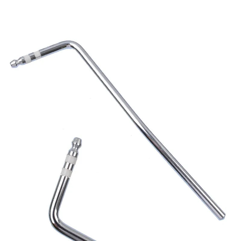 Guitar tremolo bar in black finish with direct plug-in metal construction