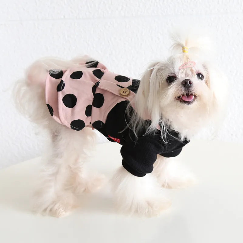 Petstyle couple pet clothing outfit in cloth fabric available in sizes XS to XL