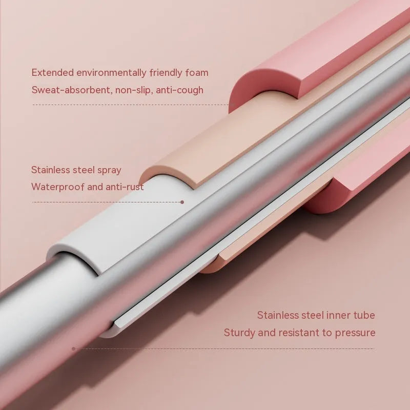 Children's adjustable open back stick for fitness body shaping in pink and blue colours
