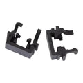 Black plastic LED headlight holder bracket for Ford cars, dimensions 30.7x10x26mm.