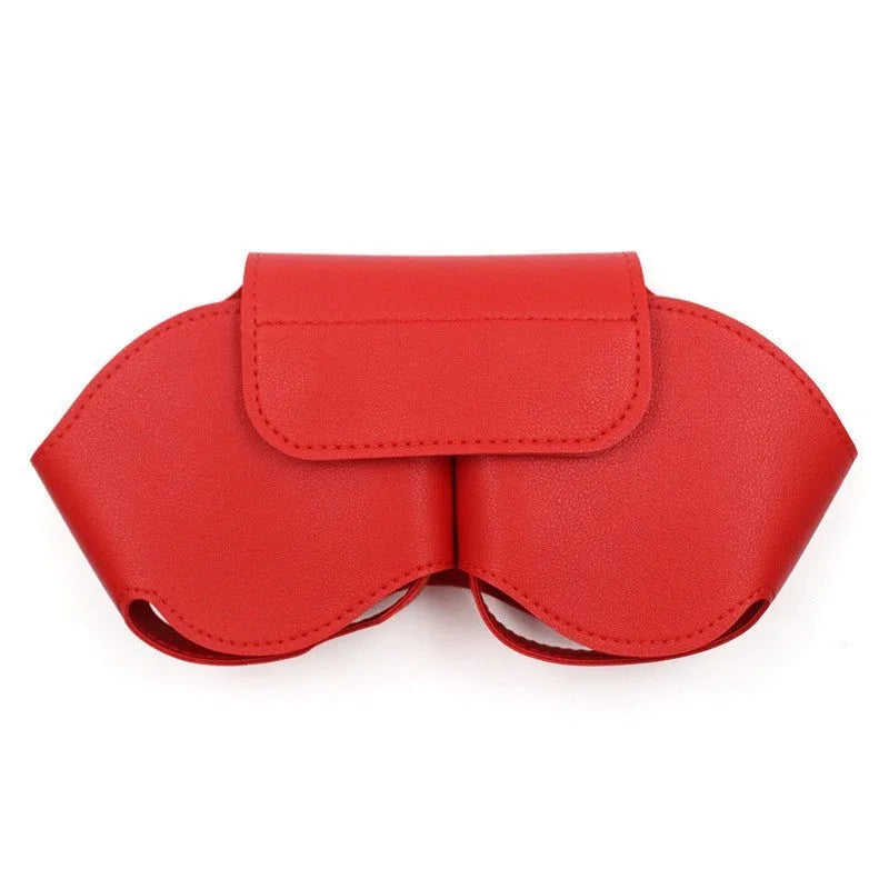 PU leather protective case for Apple AirPods Max headphones in black, red, white, green, and blue.
