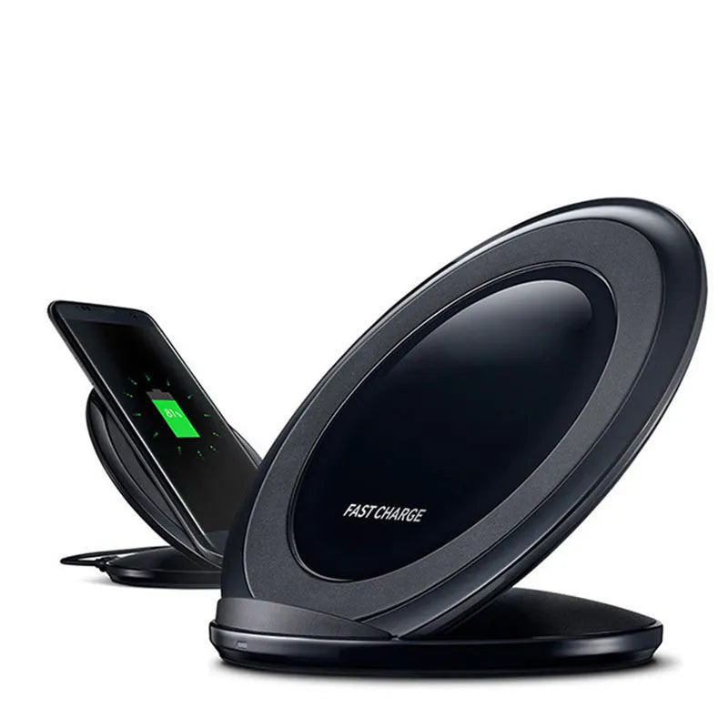 Qi wireless charging pad for Galaxy Note Edge with LED indicator in black or white colours