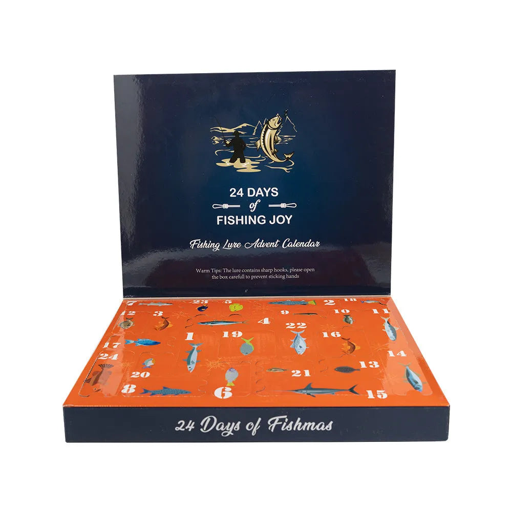 24-piece metal mino bog fishing tackle set with various lures and accessories in 01 style colour