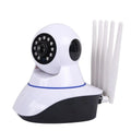 White wireless dome security camera with 3.6mm lens for indoor and outdoor HD surveillance