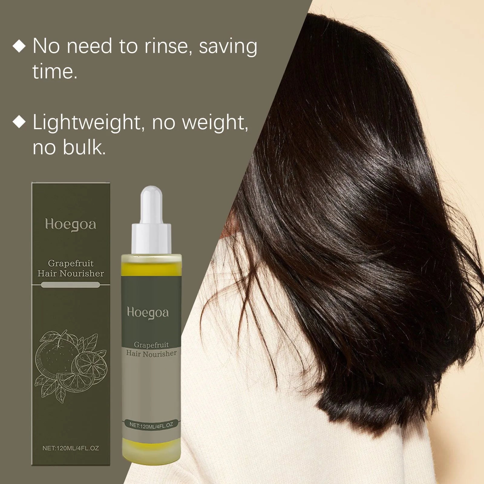 120ml bottle of Grapefruit Hair Conditioner with ginger and rosemary oils for colour-treated hair
