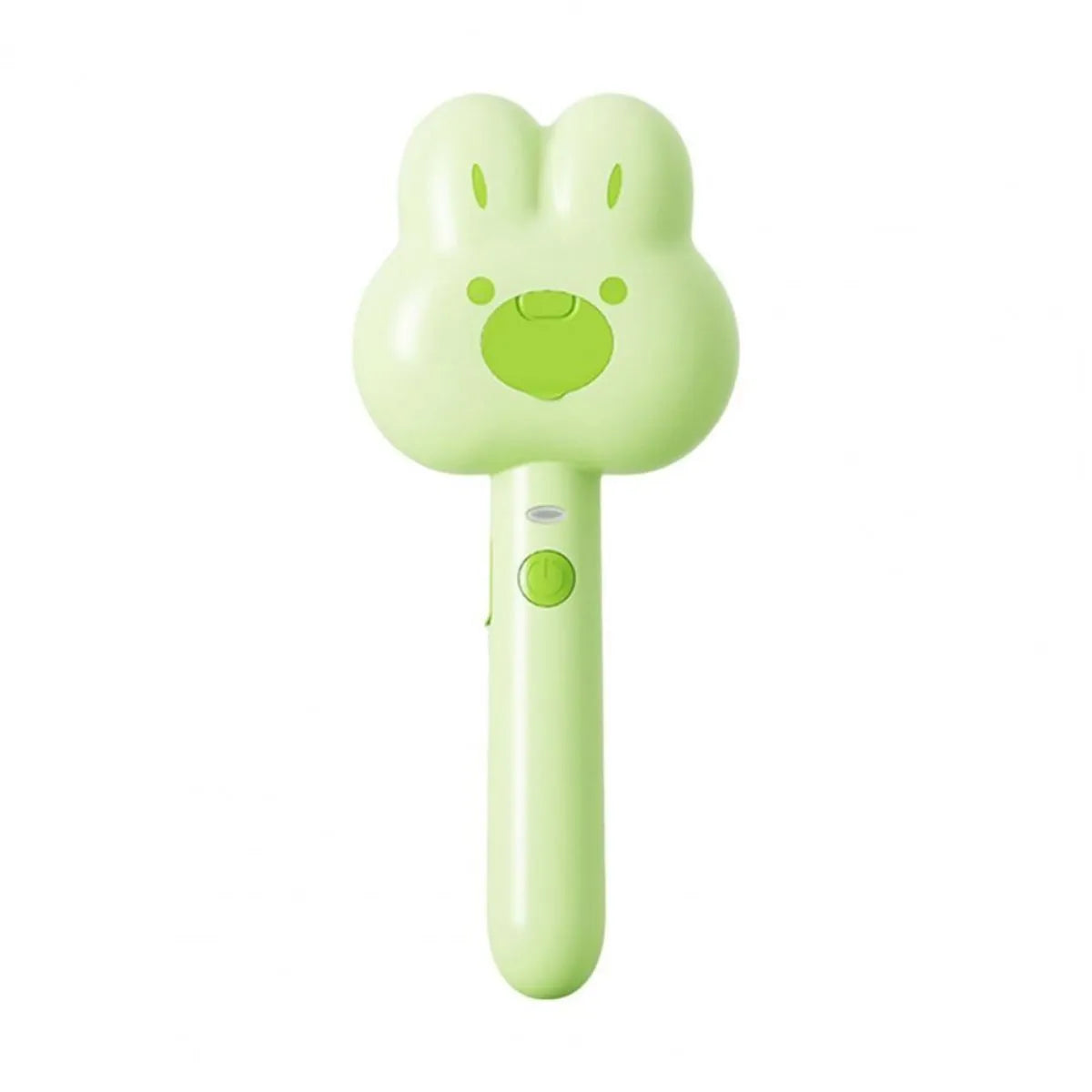 Rechargeable cat steam grooming brush with long handle and rounded brush end in choice of colours