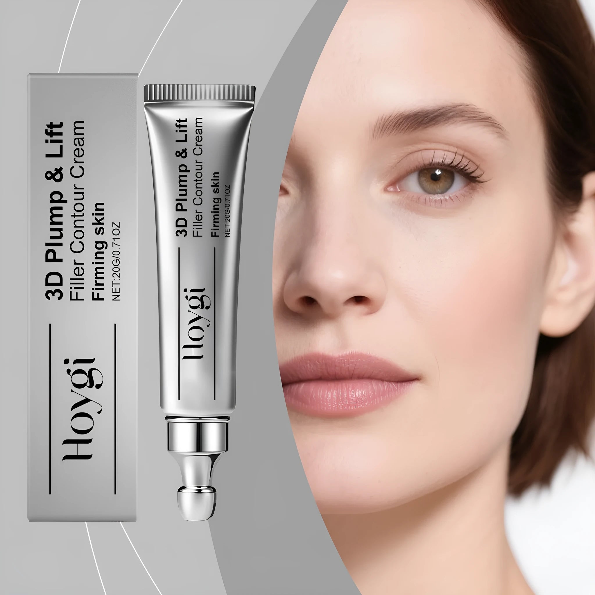 20g tube of Gentle Moisturizing Eye Skin Massage Cream with nourishing ingredients.