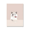 Modern simplicity canvas wall art decorative painting 40x60cm with white border