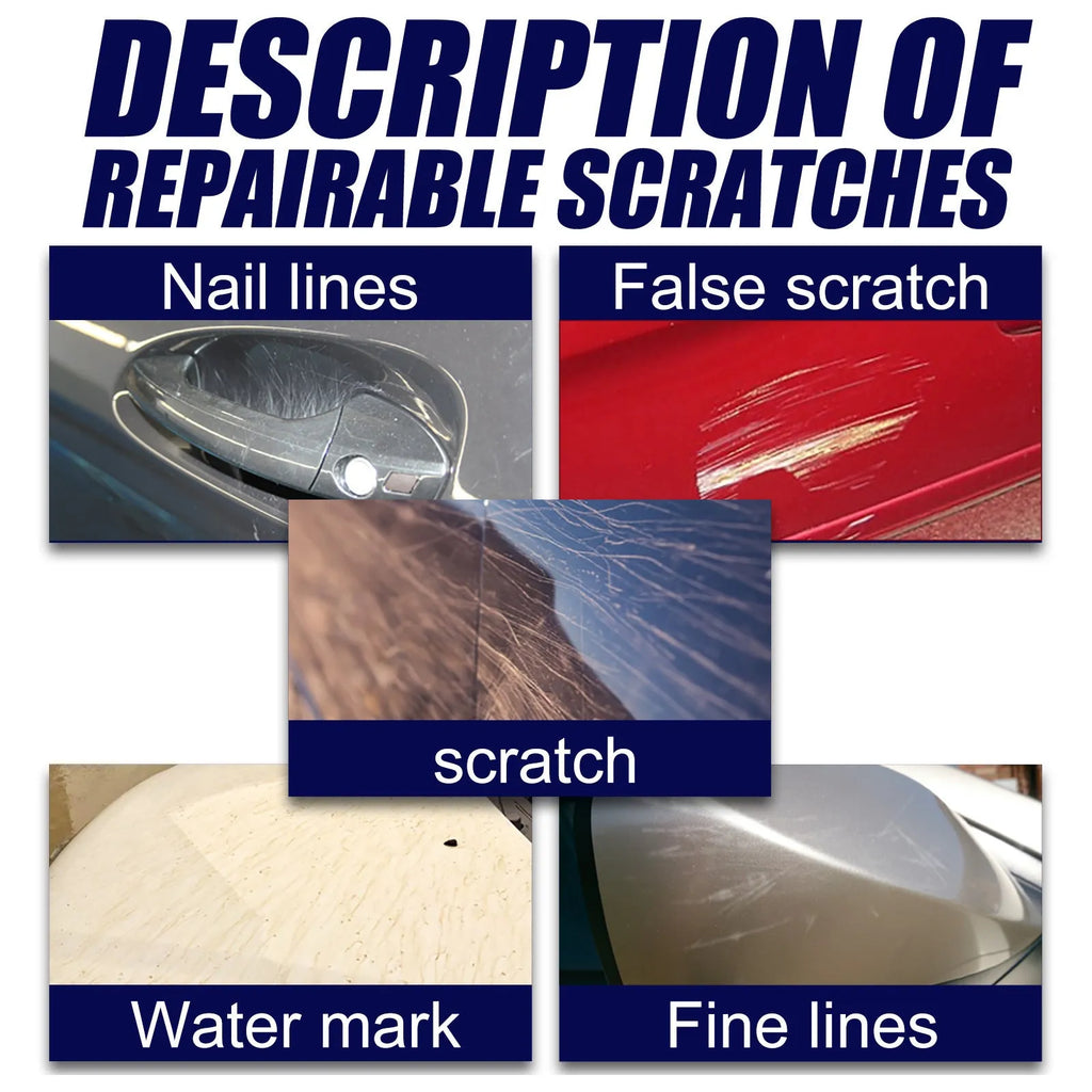 Car scratch repair spray canister with application nozzle for paint surface scratch removal
