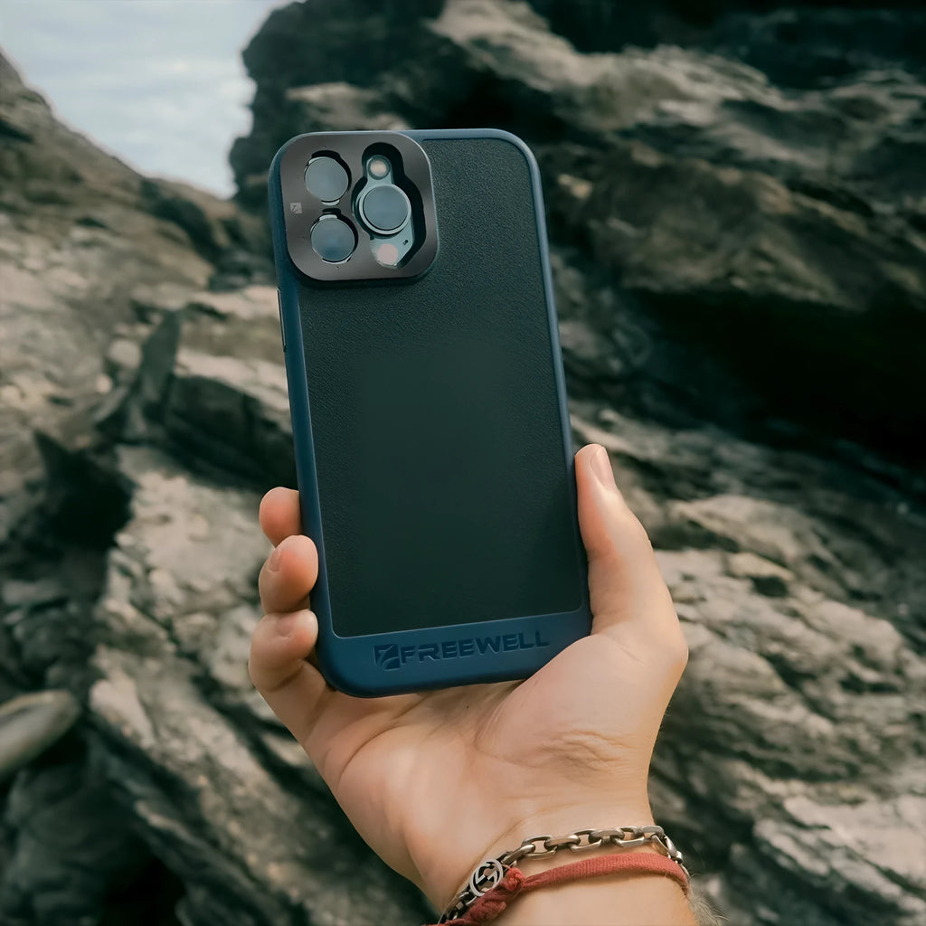 Black phone case compatible with iPhone 13, 14, and 15 Pro and Pro Max models