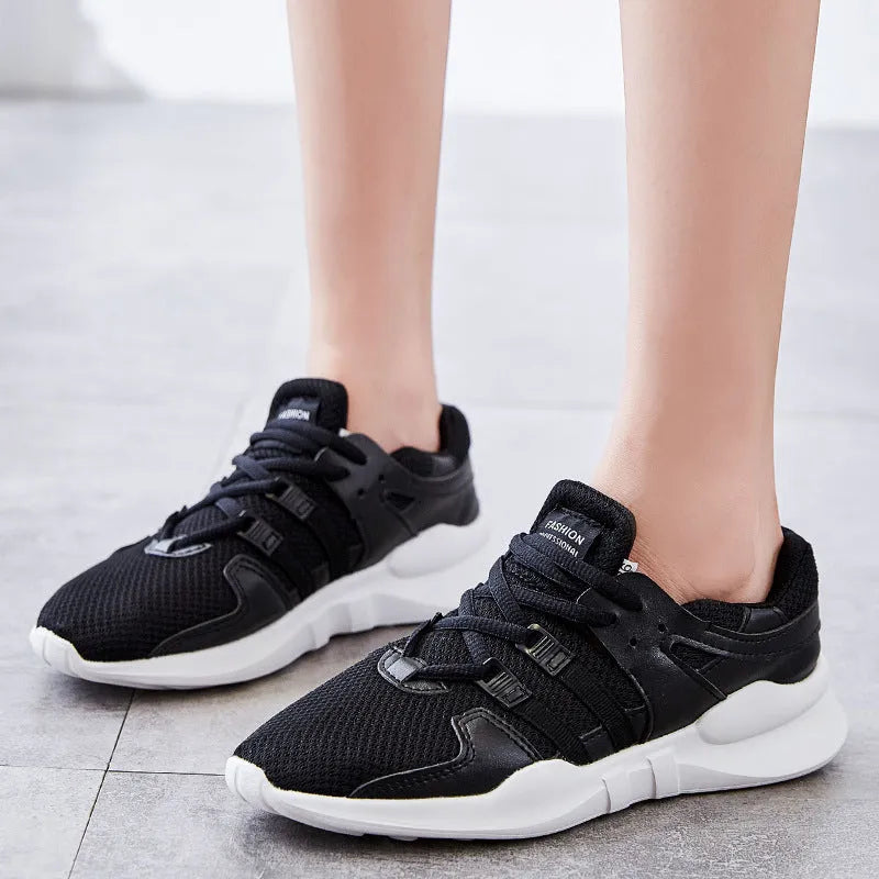 Casual hollow breathable sneaker with mesh upper and EVA sole in low-top design