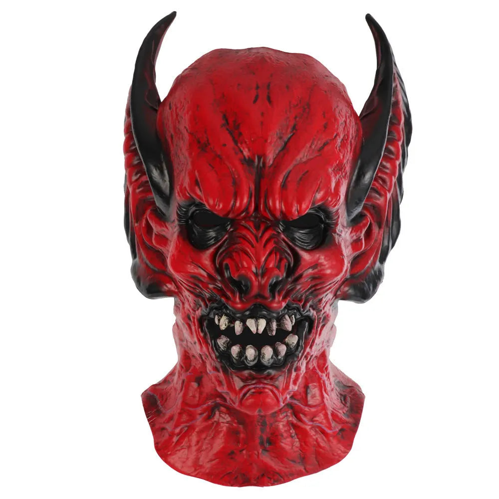 Red bat horror mask head cover made from RP foam for adult Halloween and Christmas costume parties