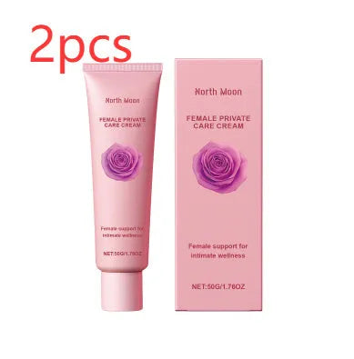 Gentle Care 50g moisturising cream in container for dry skin with glycerine and rose extract