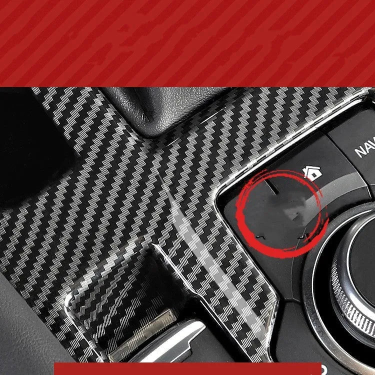 ABS carbon fibre steering wheel frame covers for 21 style models with adhesive backing