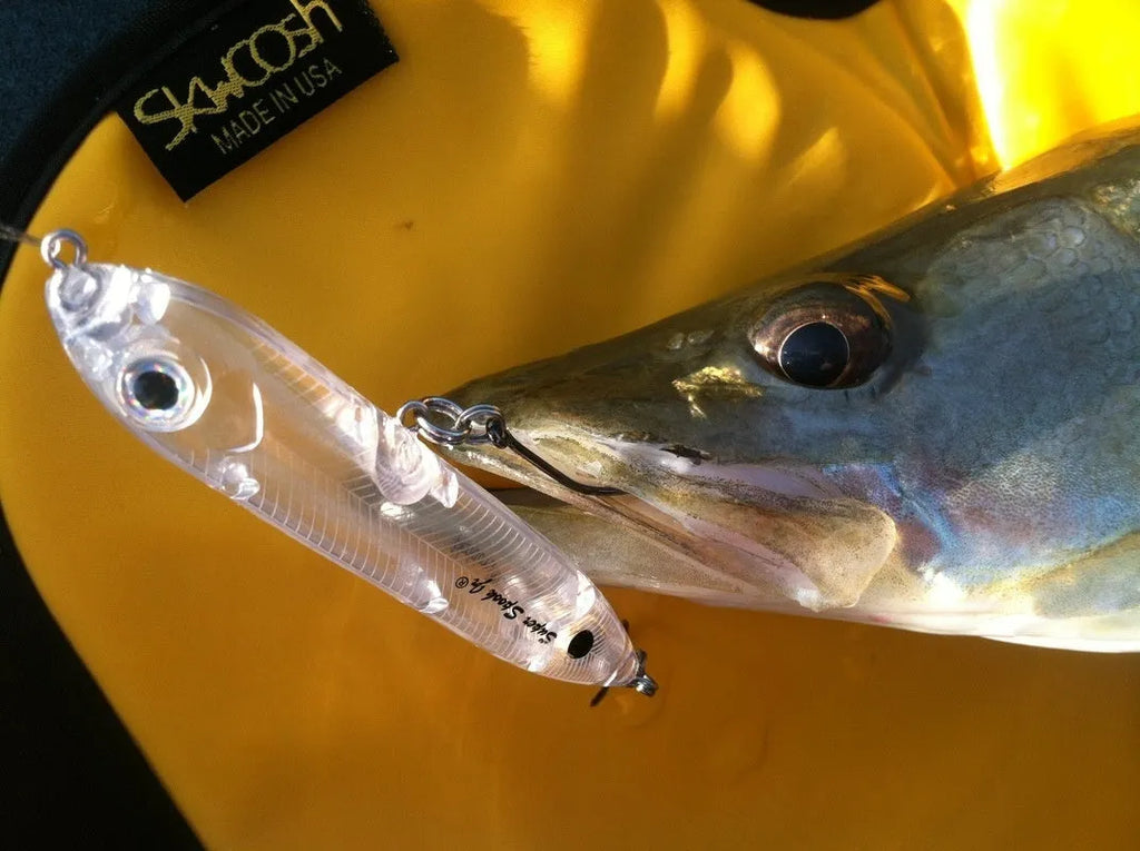 Transparent 9.5cm long blank hard plastic fishing lure body for DIY bait making