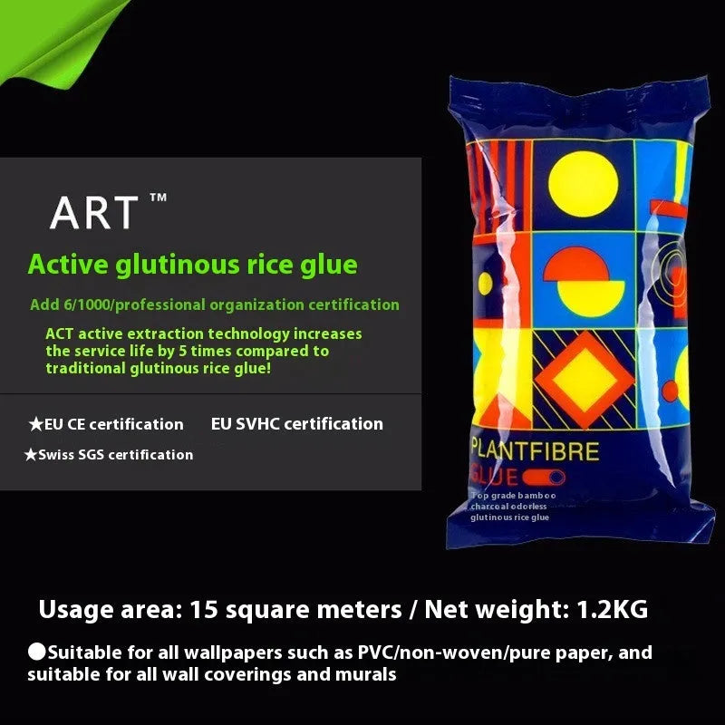 Formaldehyde-free glutinous rice wallpaper adhesive glue for wall sticking projects