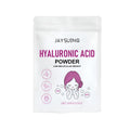 Hyaluronic acid powder in container with 100g capacity for DIY facial masks
