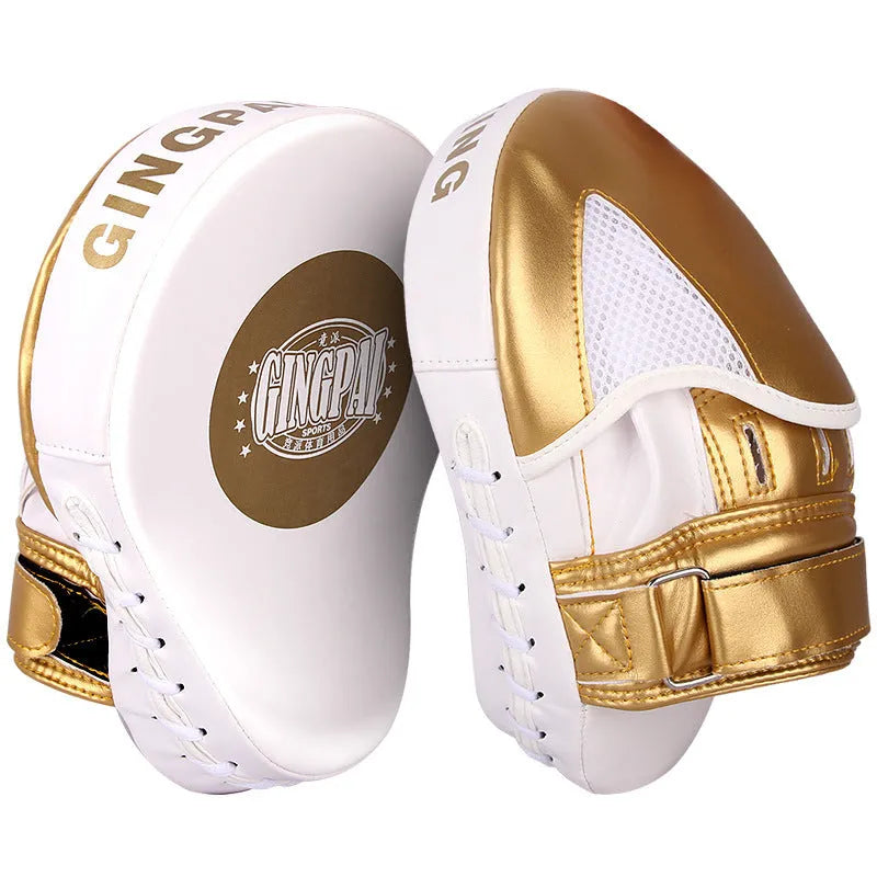 Vertical gold PU baffle target for boxer and martial arts training practice
