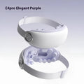 Bluetooth Steam Smart Eye Moisturising Instrument in purplish gray, showing its ergonomic shape and display.