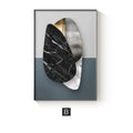 Abstract geometric pattern printed on a canvas wall art poster in a modern style.