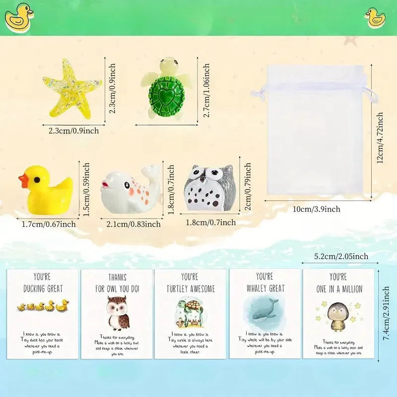 Resin pun inspirational greeting cards with scrape of the pen design in multiple set sizes