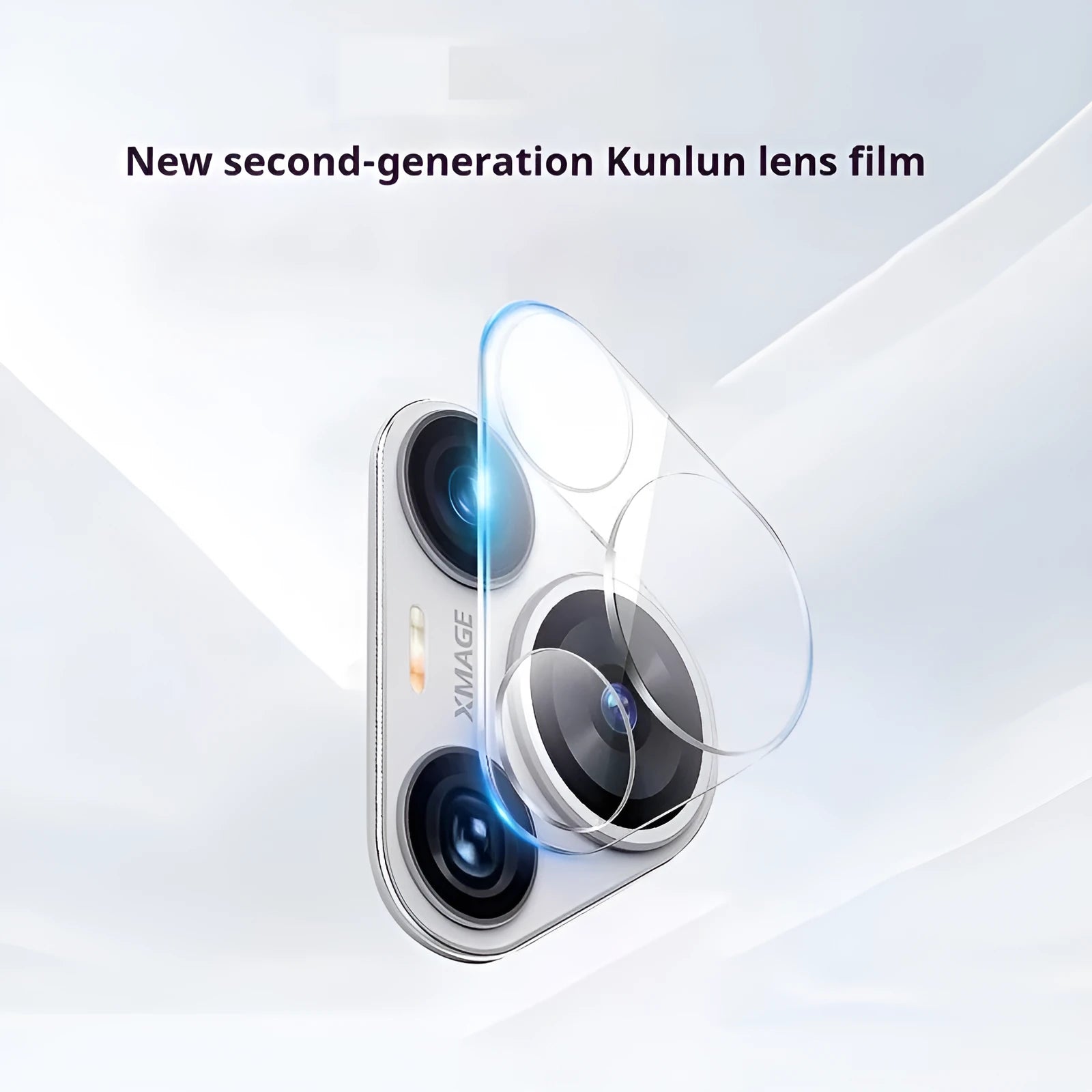 Huawei Pura80 series glass lens protector in all-in-one transparent colour with bare clip