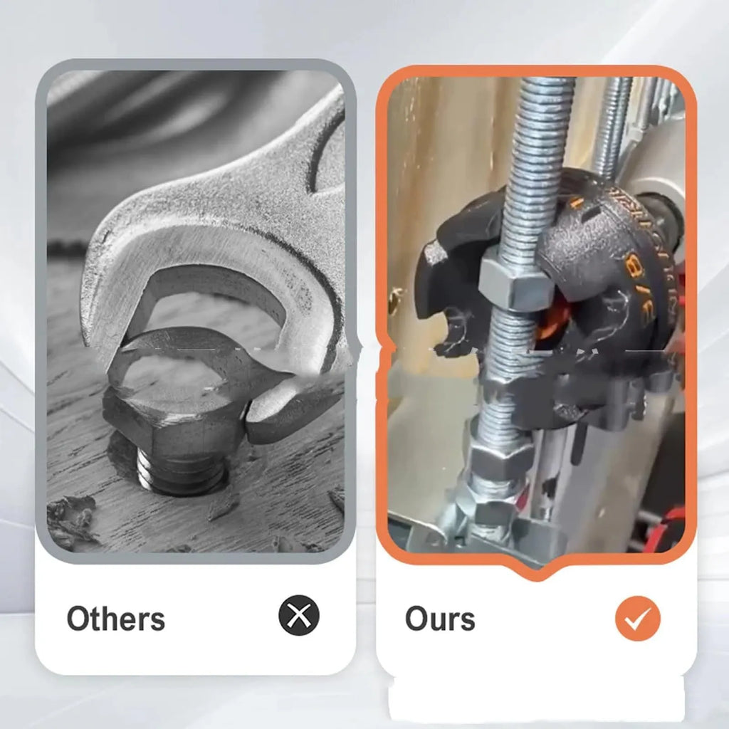 Plastic nut removal bolt extractor tool for quick fastener removal with drill