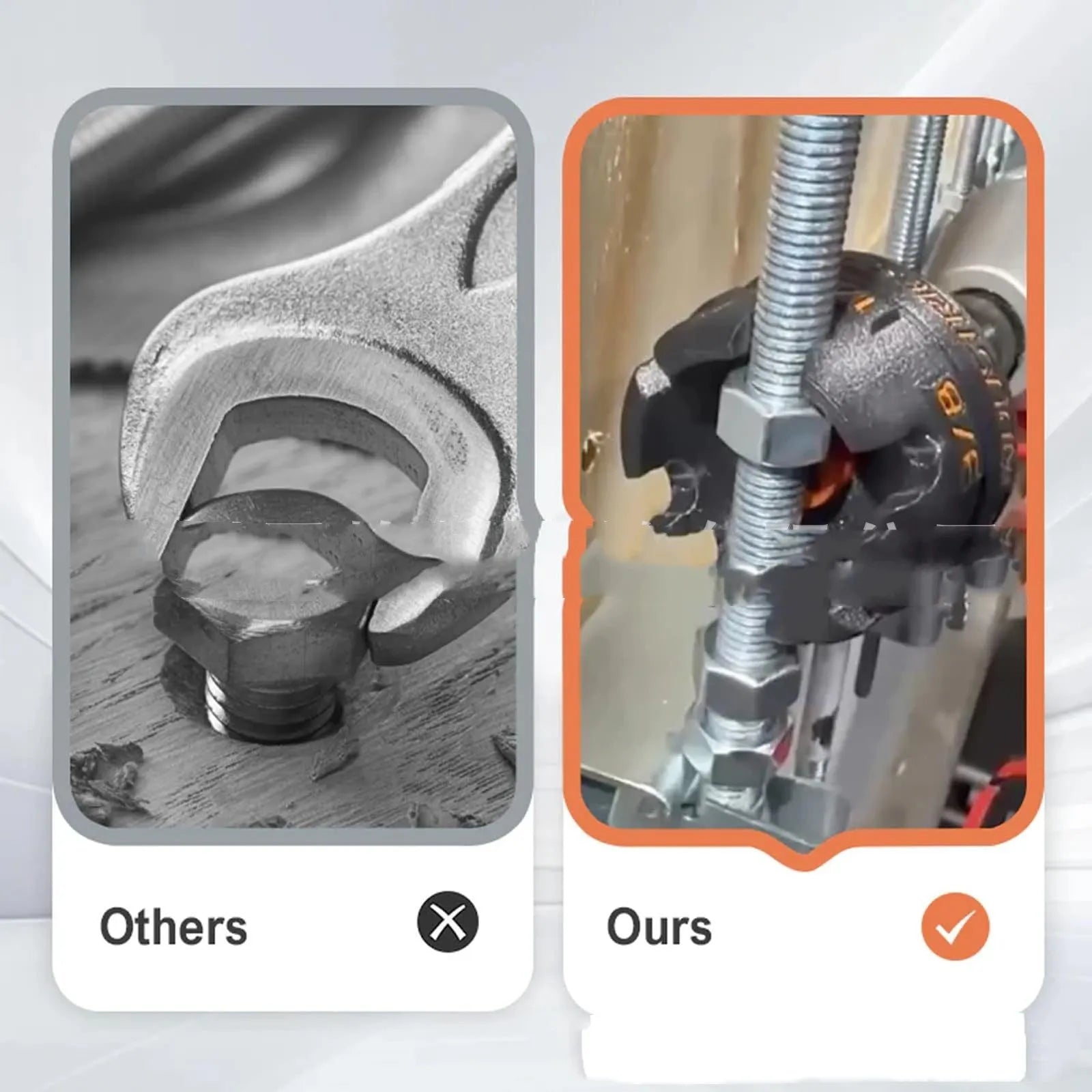 Plastic nut removal bolt extractor tool for quick fastener removal with drill