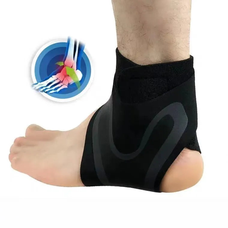 Ankle support brace for sports recovery with left and right foot options in three sizes