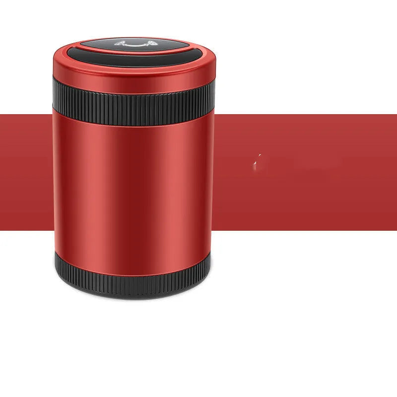 Automatic sensing vehicle mounted ashtray with USB outlet in four colour options