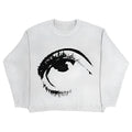 Punk hip hop style round neck cotton pullover sweater in streetwear design