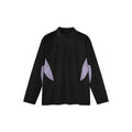 Men's stitching lightweight shirt in polyester fabric showing long sleeve and short sleeve options in black and beige colours