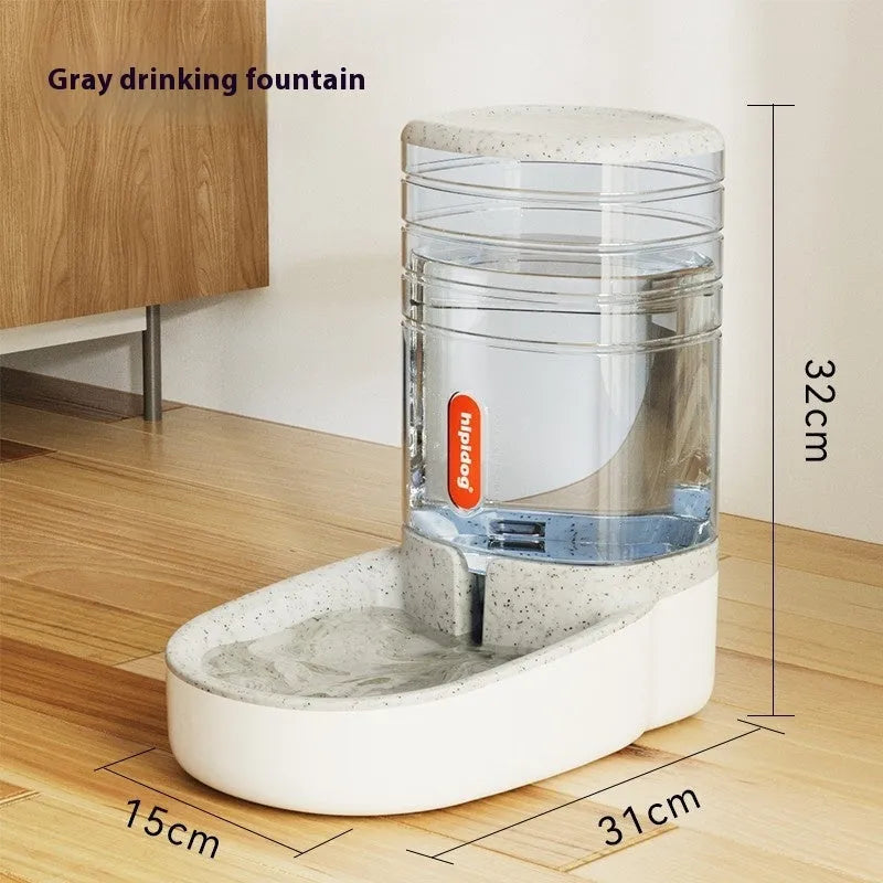 Automatic 3.8 litre pet water fountain for cats and dogs in blue, green, grey, or pink colour.