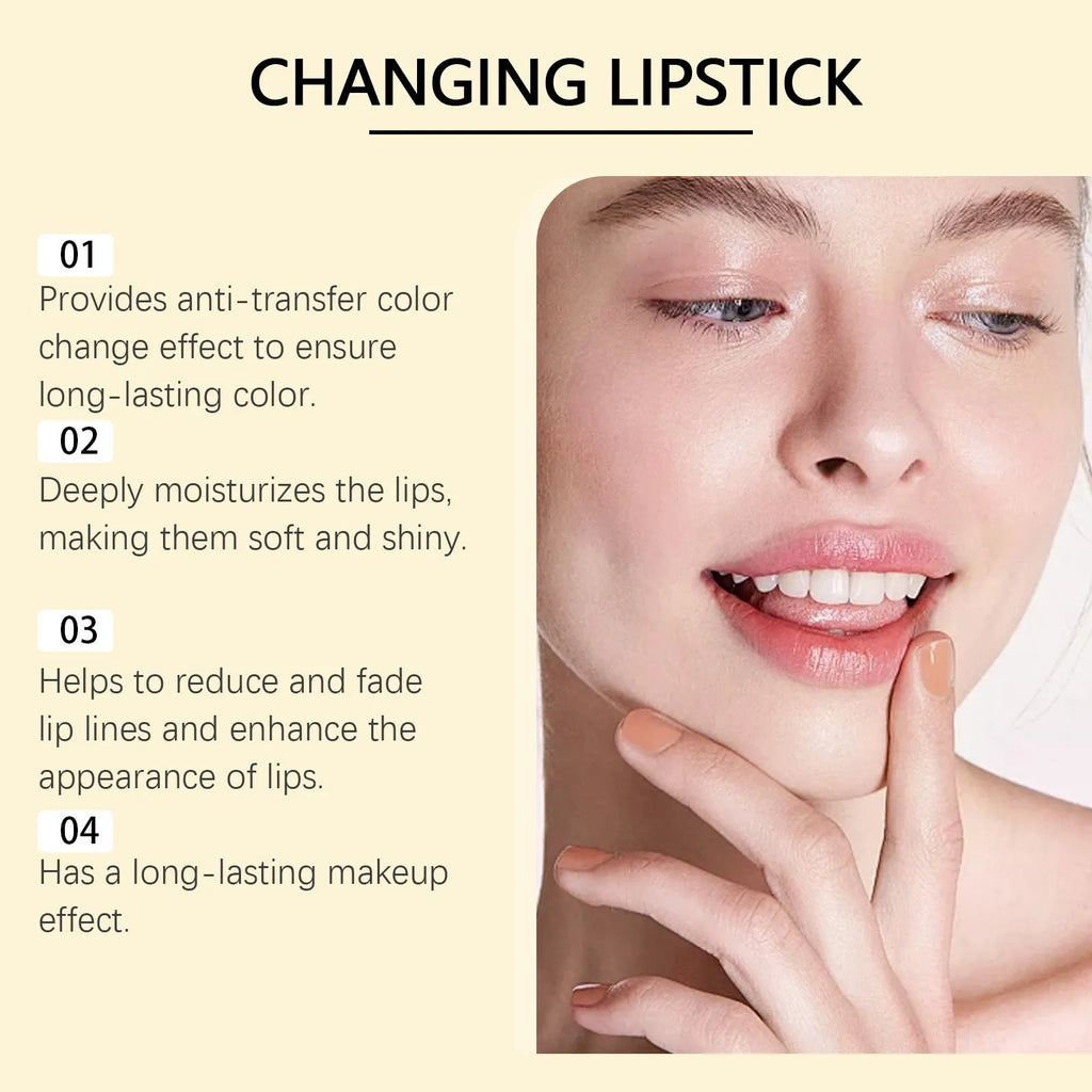 Gold foil nourishing lipstick in a case with 3.5g net content.