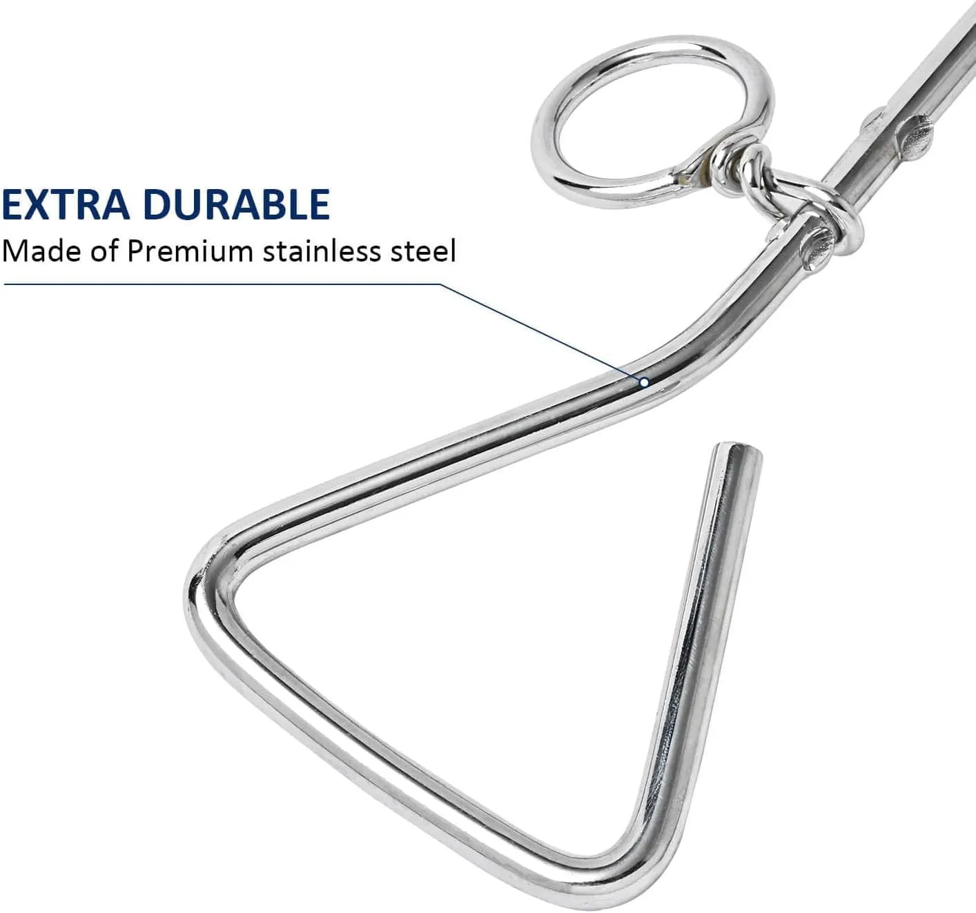 Medium spiral dog tie out stake made of solid steel for secure outdoor tethering in sandy soil