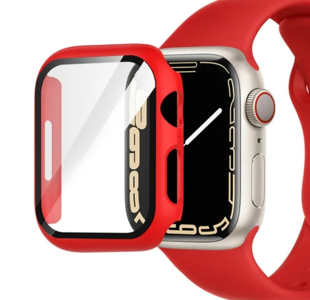 PC Tempered Film Watch Case for smartwatches in multiple colours and sizes