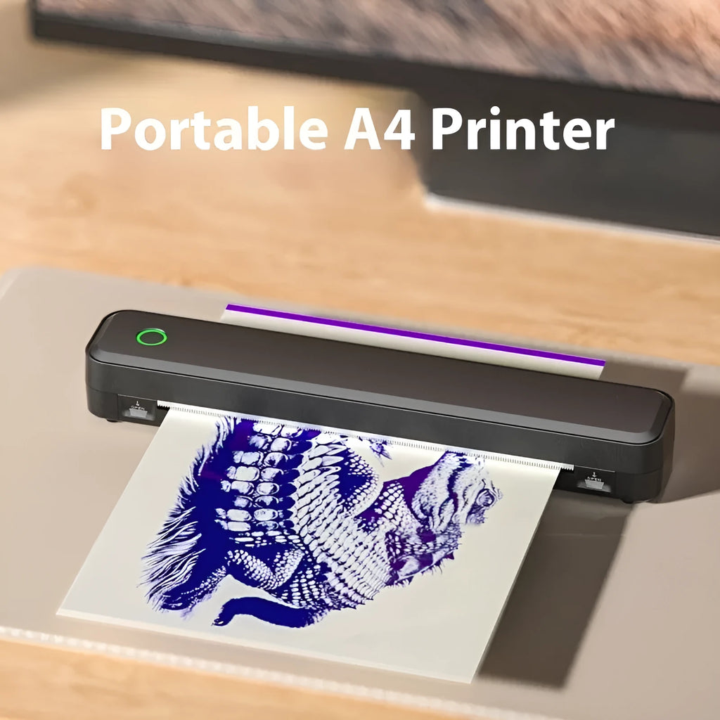 Black or white Bluetooth thermal printer for mobile phone drawing printing, 295mm long