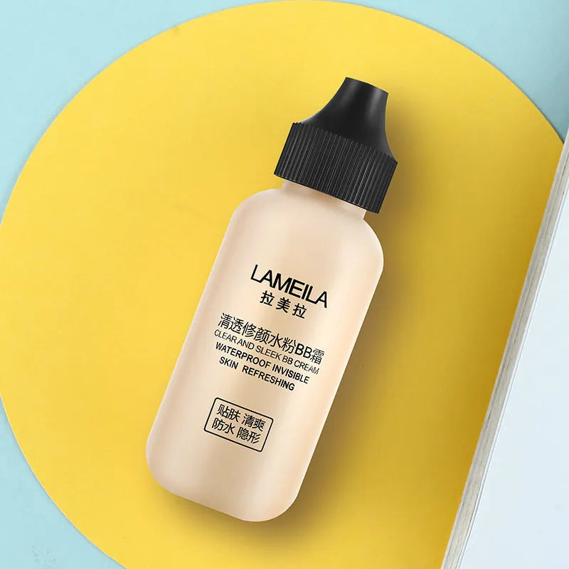 Small bottle liquid foundation BB cream for female lasting moisturising oil control 50ml three colour options
