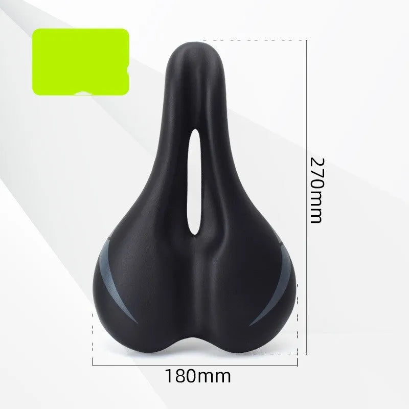 Bicycle seat cushion with hollow ventilation pattern in 3147 colour, dimensions 270mm x 180mm
