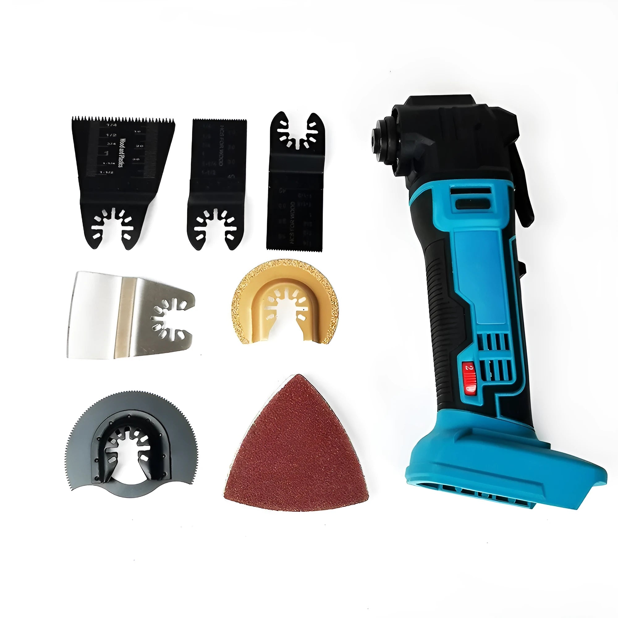 Metal rechargeable lithium battery cordless trimming machine with plastic storage box and US plug charger