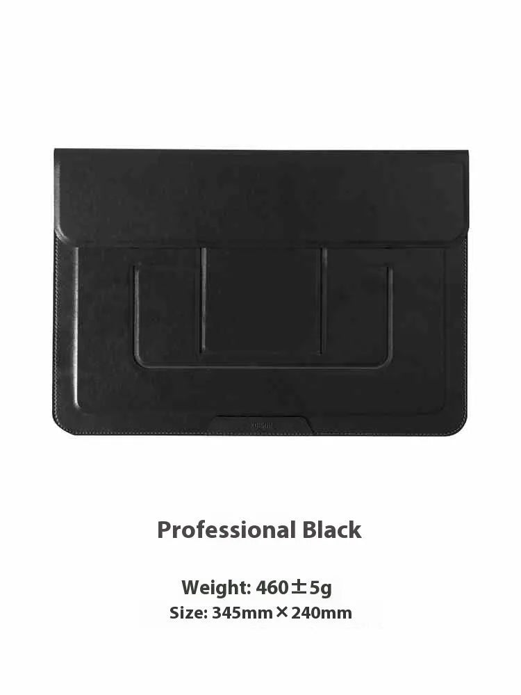 Integrated laptop bag holder with adjustable stand for a 13.3-inch notebook