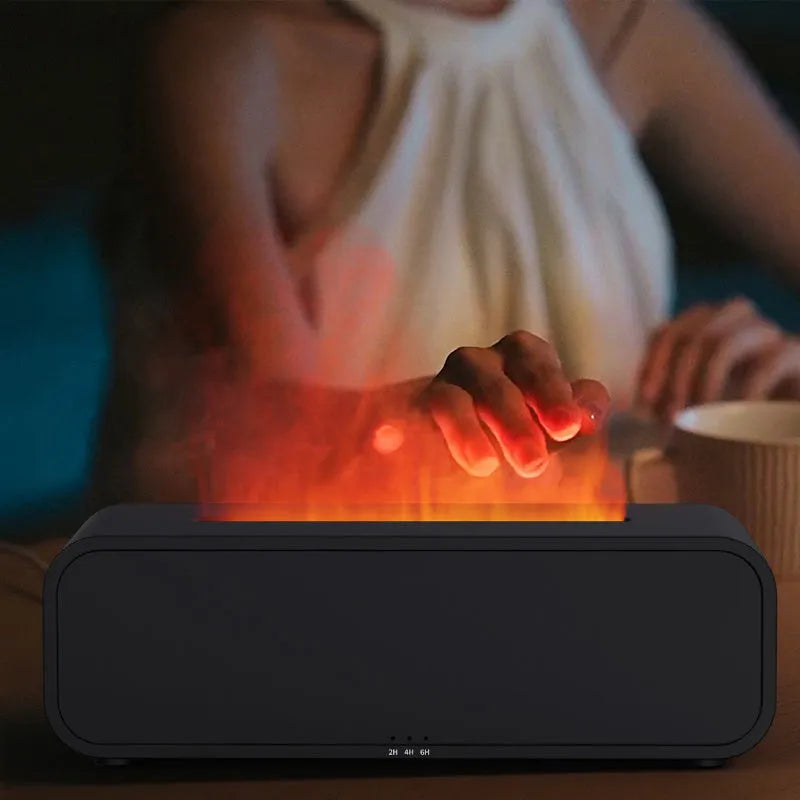 2024 USB aroma diffuser with remote control and colour-changing light in black and white options